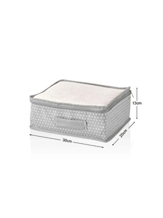 6"lı Valiz ve Bavul Düzenleyici Set- Puantiyeli-Fileli