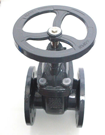 Tecflow DN80 PN16 Sürgülü Vana GGG50 Flanşlı Döküm Vana BGV08