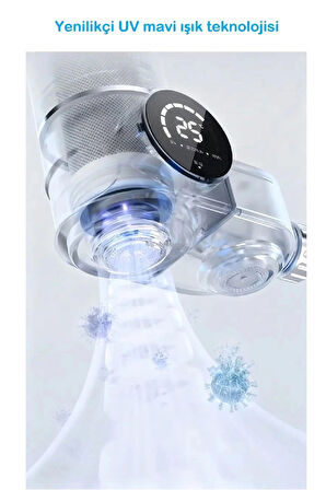 Dijital Musluk Suyu Filtresi Su Arıtma ve Dezenfeksiyon Cihazı – LED Ekranlı 8 Aşamalı Filtre