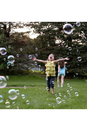 Pilli Köpüklü Oyuncak Köpük Baloncuk Makinesi Tabancası + Baloncuk Likitli