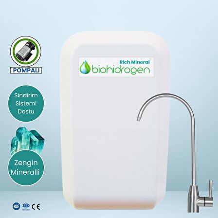 Biohidrogen Rich Mineral Zengin Mineralli Su Arıtma Cihazı