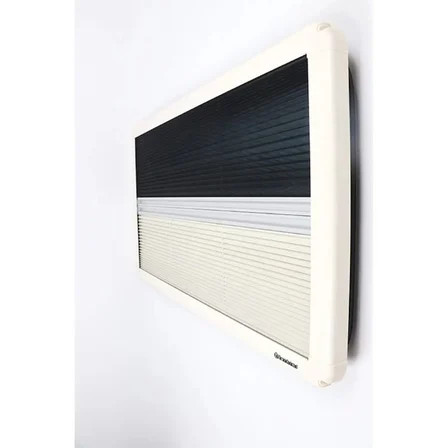 Berhimi Amortisörlü Karavan Penceresi Beyaz 55x145 cm Perde-Sineklik Dahil