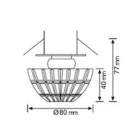 Jupiter Camlı Spot - 1280