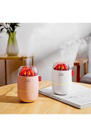 ODA HAVA NEMLENDİRİCİ HUMUDİFİER 280ML LED IŞIKLI BUHAR MAKİNESİ EV OFİS ARAÇ İÇİN UYGUN