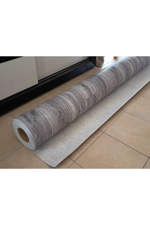 1 X 8,5 METRE PARKE DESENLİ KEÇELİ MUŞAMBA Pvc Yer Muşambası Ahşap GRİ Zemin Döşemesi Soba Altı