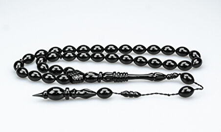 Oltu Taşı Özel Seri  İmame Bilezik Oyma  İşçilikli Tespih