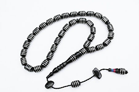 Oltu Taşı Kapsül Model Burgu Vida  İşlemeli Tespih