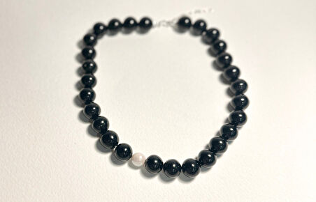 SIKMA OLTU TEK İNCİLİ KOLYE