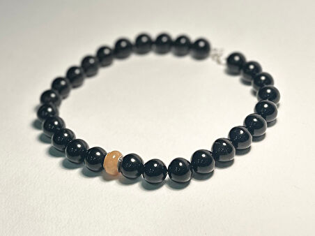 SIKMA OLTU TEK AKİKLİ KOLYE