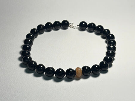 SIKMA OLTU TEK AKİKLİ KOLYE