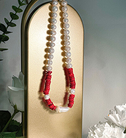 KIZIL HARMONİ KOLYE