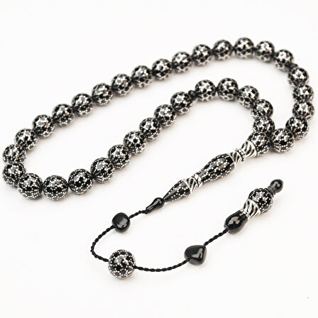 Oltu Taşı Küre Kesim Petek İşleme Oltu Taşı Tespih