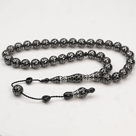 Oltu Taşı Küre Kesim Petek İşleme Oltu Taşı Tespih