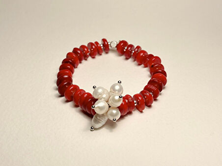 KORAL  LASTİKLİ  BİLEKLİK