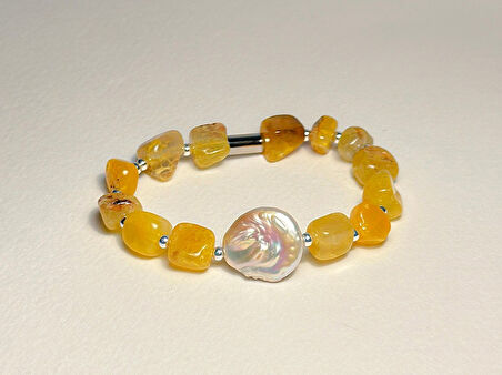 BEREKET ÇEMBERİ LASTİKLİ DOĞALTAŞ BİLEKLİK