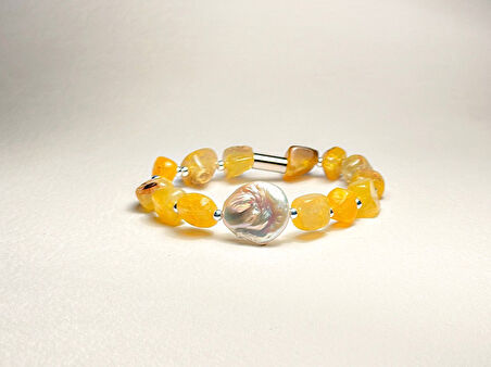 BEREKET ÇEMBERİ LASTİKLİ DOĞALTAŞ BİLEKLİK