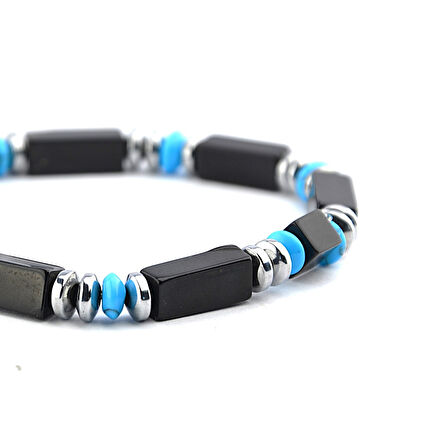 Firuze ve Kesme Oltu Taşı Bileklik