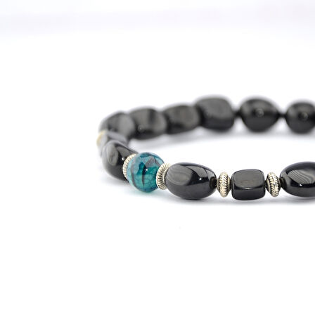 Oltu Taşı ve Tekli Akik Bileklik