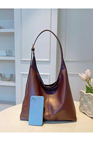 LUNA Kadın Bordo Omuz Çantası Yumuşak Iç Ve Dış Dokulu Kaliteli Işçilik