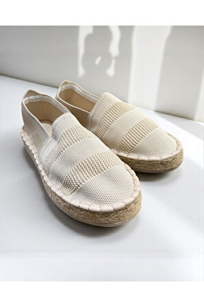 Basic Hasır Detaylı Erkek Espadril