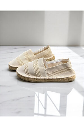 Basic Hasır Detaylı Erkek Espadril