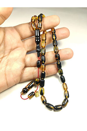 Mehmet Mercan Usta Eseri İmzalı Aykırı Renk Hareli Sıkma Kehribar Sertifikalı 5123