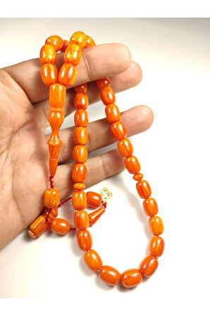 Halil Hilmi Usta Eseri İmzalı Aykırı Renk Sıkma Kehribar Sertifikalı 5082