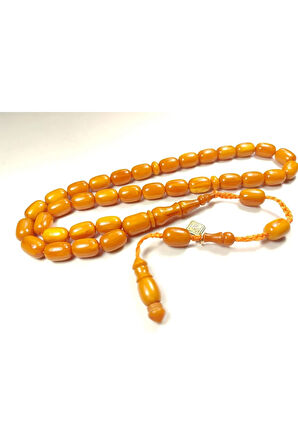 Halil Hilmi Usta Eseri İmzalı Aykırı Renk Sıkma Kehribar Sertifikalı 5081