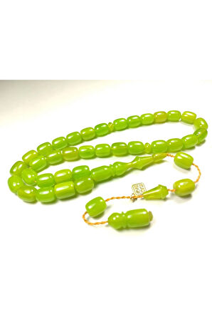 Halil Hilmi Usta Eseri İmzalı Aykırı Renk Sıkma Kehribar Sertifikalı 5073