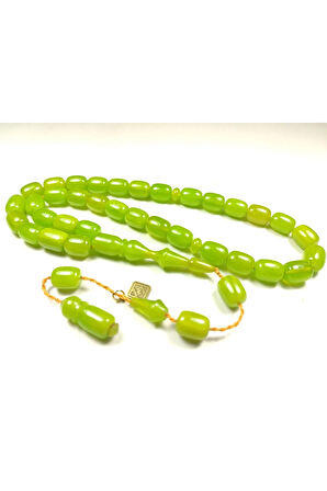 Halil Hilmi Usta Eseri İmzalı Aykırı Renk Sıkma Kehribar Sertifikalı 5073