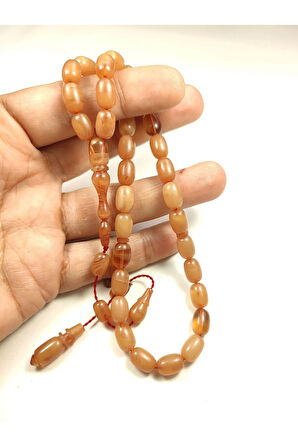 Mesut Elma Usta Eseri İmzalı Hareli Sıkma Kehribar Sertifikalı 5062