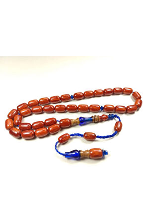 Emine Reşvani Usta Eseri İmame Hitame Kuka Eski Katalin Kombinli Sıkma Kehribar Sertifikalı 5228