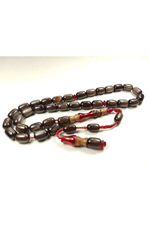 Emine Reşvani Usta Eseri İmame Hitame Kuka Eski Katalin Kombinli Sıkma Kehribar Sertifikalı 5223