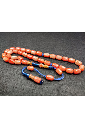 Emine Reşvani Usta Eseri İmame Hitame Kuka Eski Katalin Kombinli Sıkma Kehribar Sertifikalı 5208