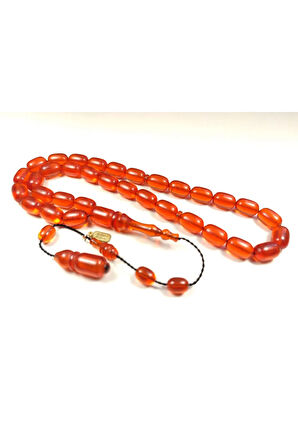 Mehmet Mercan Usta Eseri İmzalı Aykırı Renk Osmanlı Ateş Kehribar Sertifikalı 5148