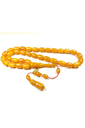 Mehmet Mercan Usta Eseri İmzalı Aykırı Renk Sıkma Kehribar Sertifikalı 5143