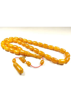 Mehmet Mercan Usta Eseri İmzalı Aykırı Renk Sıkma Kehribar Sertifikalı 5143