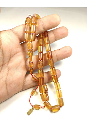 Mehmet Mercan Usta Eseri İmzalı Aykırı Renk Sıkma Kehribar Sertifikalı 5140