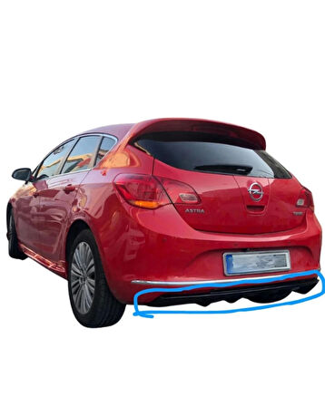 Opel Astra J Hb Makyajlı Rieger Difüzör (Plastik) (( PARLAK SİYAH ))