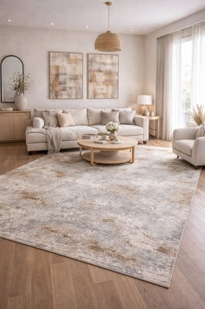Kaymaz Tabanlı Kesme  Salon Koridor Mutfak Yatak Odası Halısı 3018 GRİ