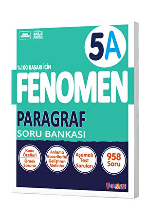 Fenomen Yayınları 5 Sınıf Paragraf A Soru Bankası