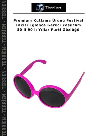 Premium Kutlama Ürünü Festival Takısı Eğlence Gereci Yeşilçam 80 li 90 lı Yıllar Parti Gözlüğü