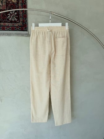 Erkek İthal Yıkamalı Keten Pantolon