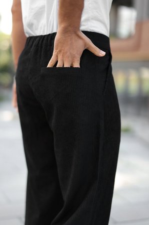 Erkek Kadife Baggy Pantolon