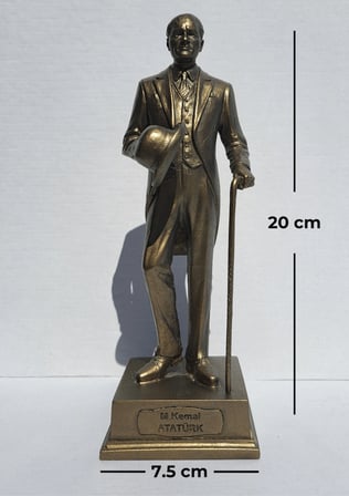 Şapkalı Atatürk Heykeli Biblo - Küçük Boy