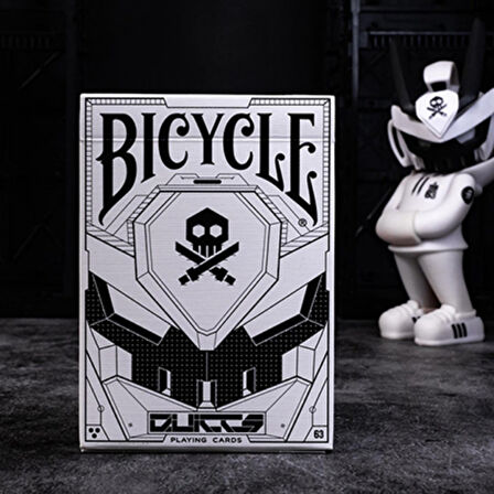Bicycle Quiccs Ghost White (Beyaz) Premium Oyun Kağıdı iskambil Kartları Destesi