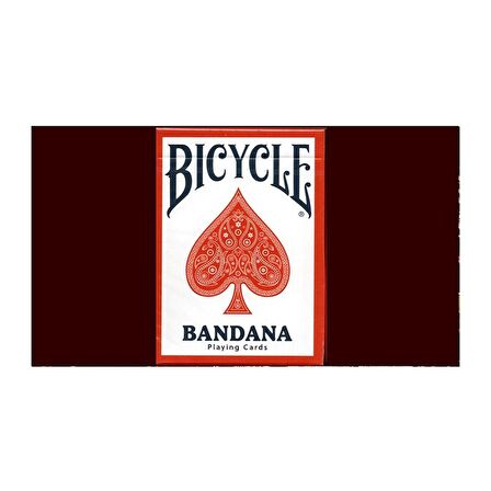 Bicycle Bandana Red (Kırmızı) Oyun Kağıdı iskambil Kartları