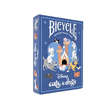 Bicycle Disney Cats and Dogs Premium Oyun Kağıdı iskambil Kartları Destesi