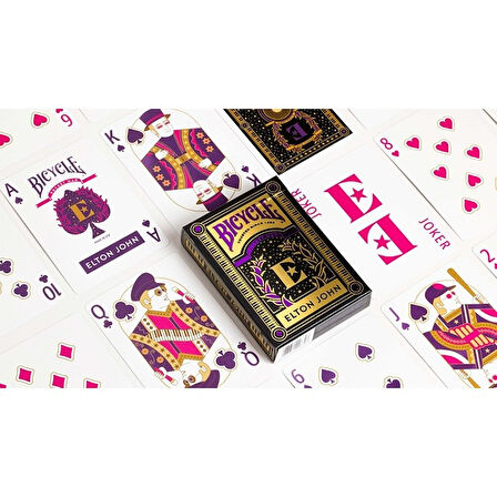 Bicycle Elton John Playing Cards Premium Oyun Kağıdı iskambil Kartları Destesi