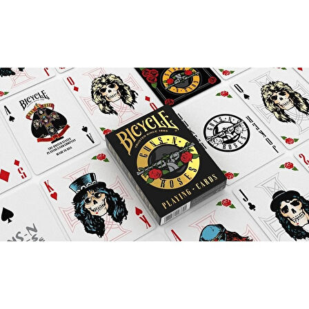 Bicycle Guns N' Roses Premium Oyun Kağıdı iskambil Kartları Destesi